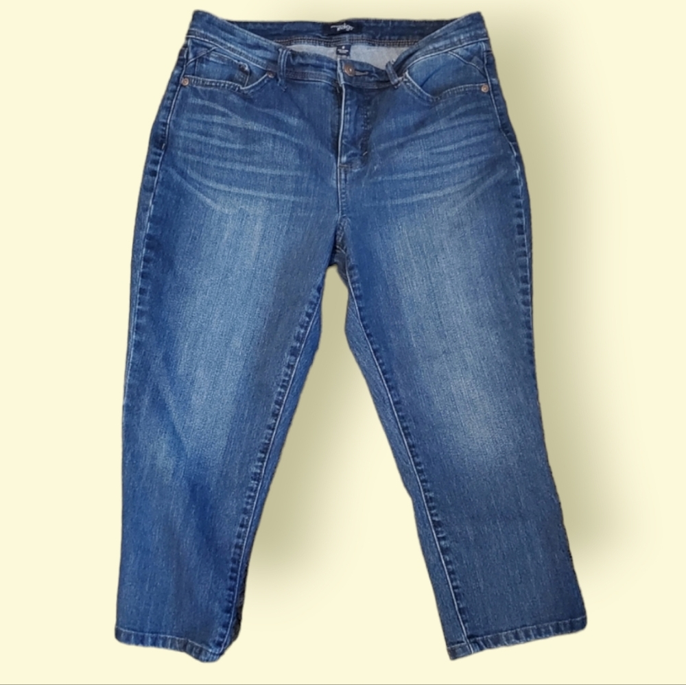 Great Northwest Indigo Capris Jeans Size 8